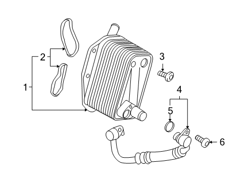 2011 Volvo XC90 Oil Cooler