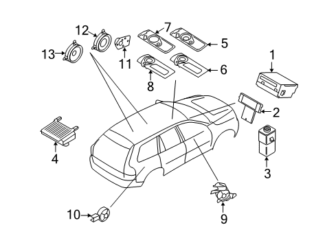 2009 Volvo S80 Sound System