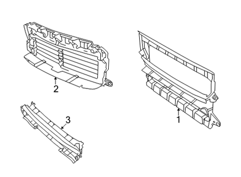 2023 Volvo C40 Recharge Air Deflector - Radiator Support