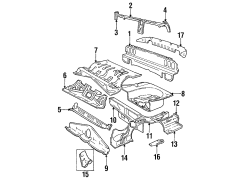 1988 Volvo 760 Rear Body