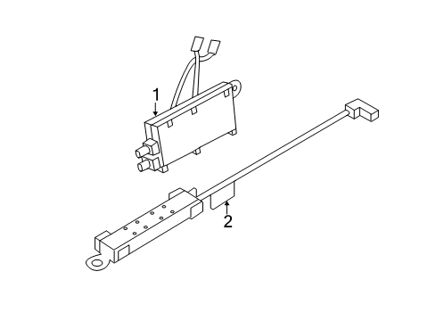 2009 Volvo S40 Antenna & Radio