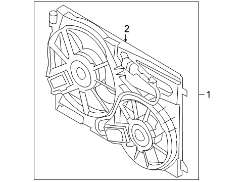 2009 Volvo S80 Cooling System, Radiator, Water Pump, Cooling Fan