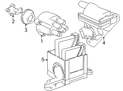 1998 Volvo C70 Distributor
