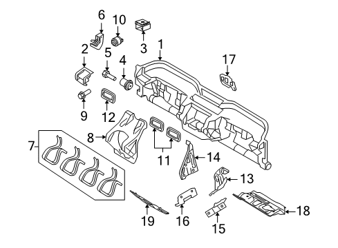 2013 Volvo C30 Cluster & Switches, Instrument Panel