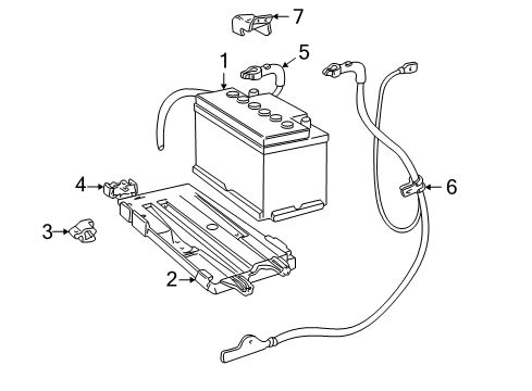 1998 Volvo V70 Battery