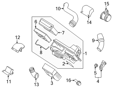 2009 Volvo C70 Air Intake