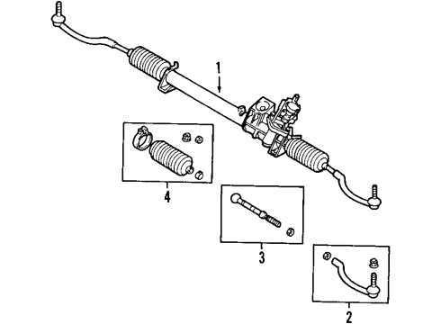 2002 Volvo S60 P/S Pump & Hoses, Steering Gear & Linkage