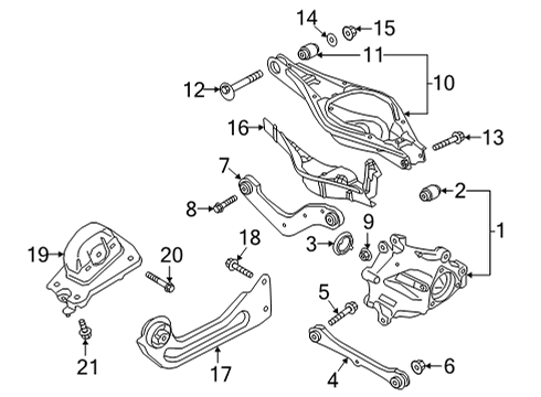 2023 Volvo C40 Recharge Rear Suspension
