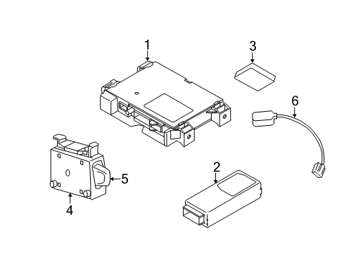 2016 Volvo S60 Cross Country Communication System Components