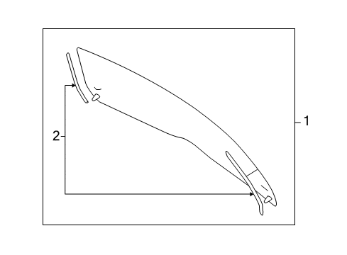 2015 Volvo XC70 Lift Gate - Glass & Hardware