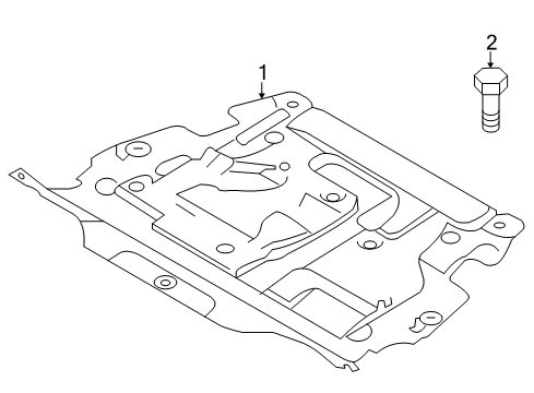 2015 Volvo XC60 Splash Shields