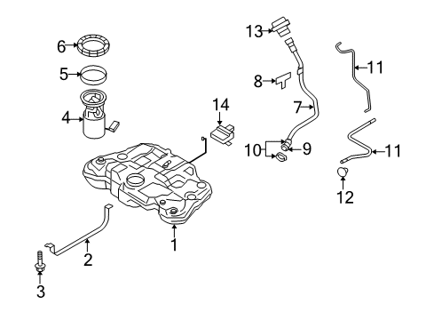 2009 Volvo V70 Fuel Supply