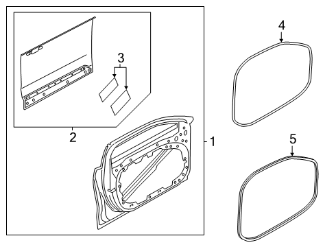 2019 Volvo S60 Door & Components