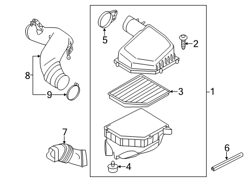 2009 Volvo S80 Air Intake