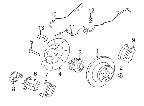 2009 Volvo S80 Parking Brake