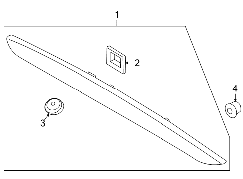 2015 Volvo XC60 High Mount Lamps