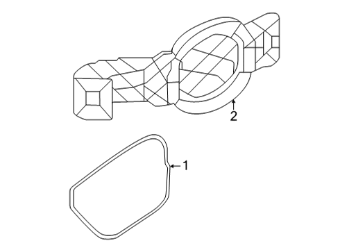 2019 Volvo S60 Fender & Components Diagram 1