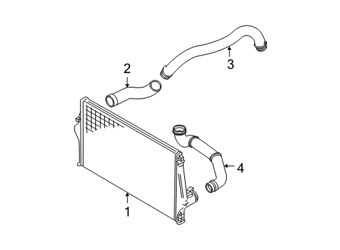 2006 Volvo XC90 Intercooler