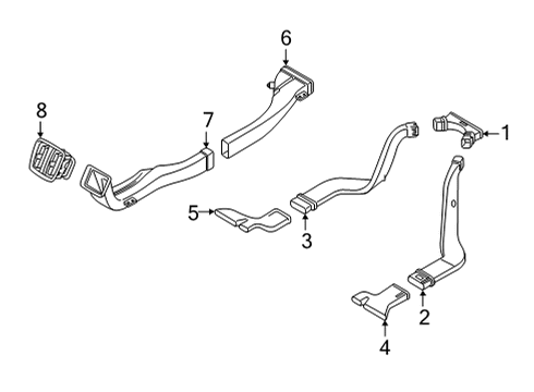 2023 Volvo C40 Recharge Ducts