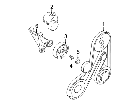 2002 Volvo S60 Belts & Pulleys