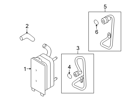2009 Volvo V70 Trans Oil Cooler
