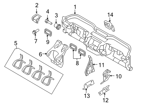 2009 Volvo C70 Cluster & Switches, Instrument Panel