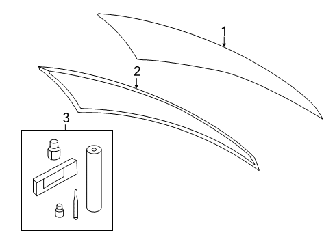 2019 Volvo XC90 Lift Gate - Glass & Hardware