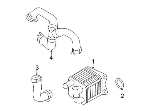 2022 Volvo XC60 Trans Oil Cooler Diagram 2