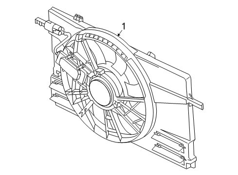 2009 Volvo S40 Cooling System, Radiator, Water Pump, Cooling Fan