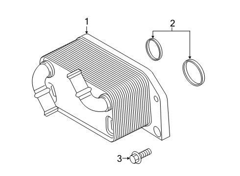 2021 Volvo V60 Cross Country Oil Cooler