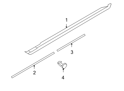 2006 Volvo XC70 Exterior Trim - Pillars