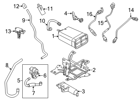 2018 Volvo S60 Cross Country Emission Components