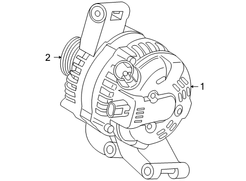 2009 Volvo C70 Alternator