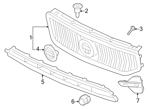2023 Volvo XC40 Grille & Components