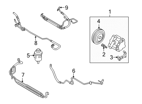 2010 Volvo XC60 Oil Cooler Diagram for 31317206