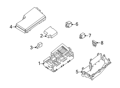 2008 Volvo S40 Electrical Components Diagram 2
