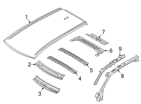 2019 Volvo XC90 Roof & Components
