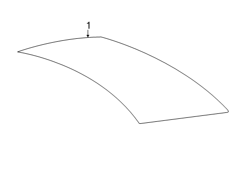 2009 Volvo S80 Back Glass