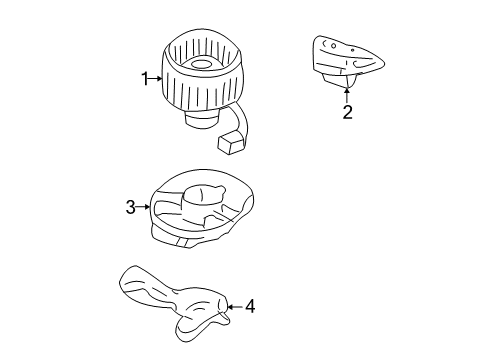 2002 Volvo S60 Blower Motor & Fan
