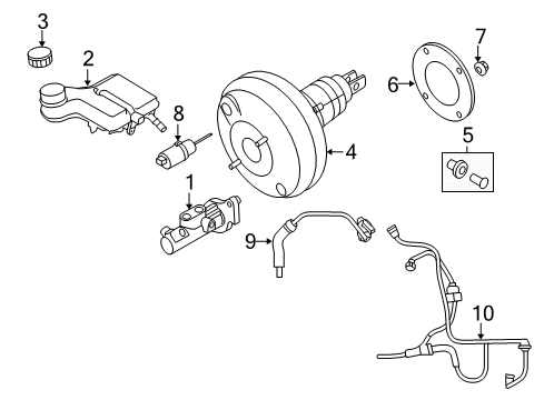 2009 Volvo V50 Dash Panel Components