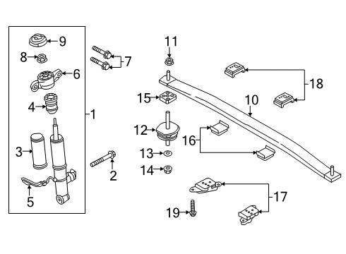 2023 Volvo V60 Cross Country Shocks & Components - Rear