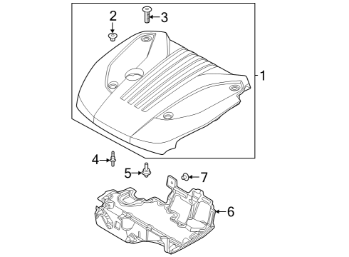 2022 Volvo S60 Engine Appearance Cover
