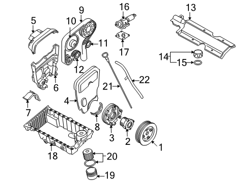 2005 Volvo S80 Air Filter Diagram for 9186361