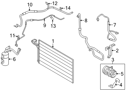 2004 Volvo S40 Pressure Switch Diagram for 8628376