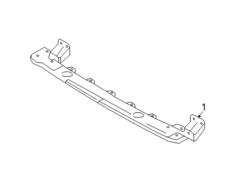 2016 Volvo XC90 Radiator Support Diagram