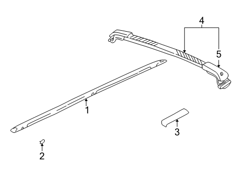 2000 Volvo V70 Luggage Carrier Diagram 1