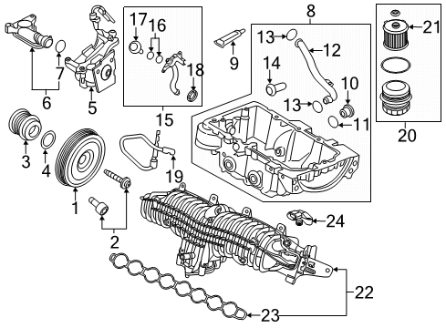 2018 Volvo V90 Cross Country Intake Manifold