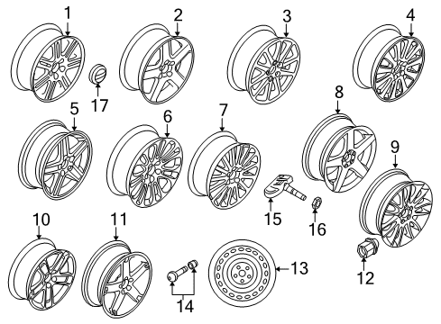 2009 Volvo V50 Wheels, Covers & Trim