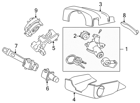 2011 Volvo XC90 Ignition Lock