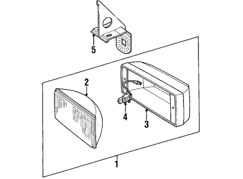 1988 Volvo 780 Fog Lamps